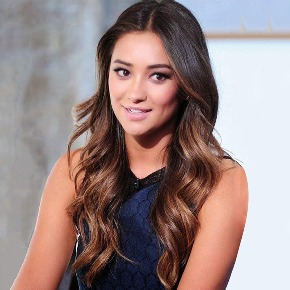 Ombre Human Hair Wigs Body Wave 360 Lace Frontal Wig for Women Brazilian Remy Hair Wigs with Baby Hair Pre plucked Hairline Ombre Color 150% Density 14inch