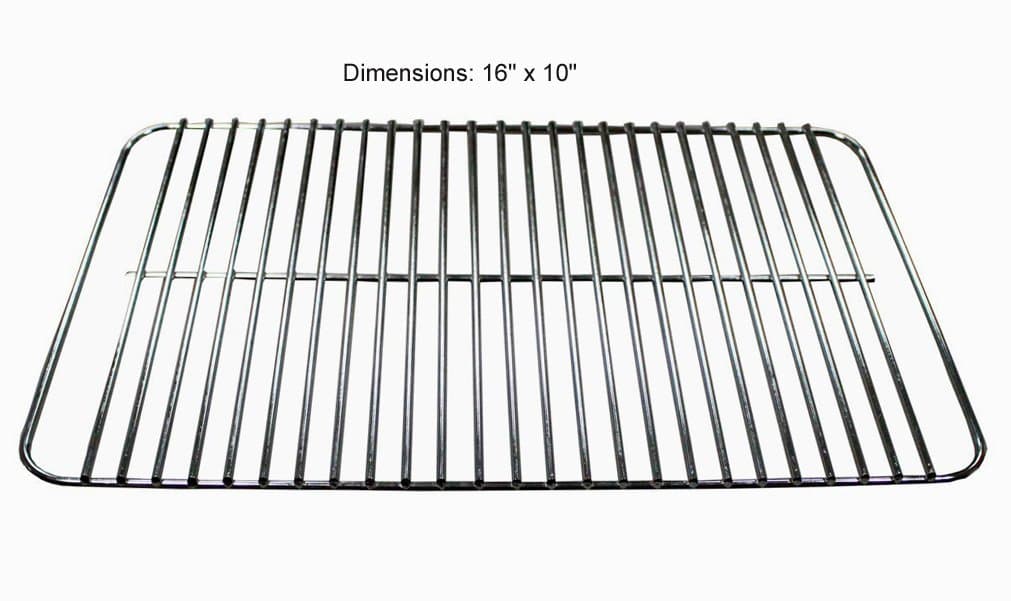 BBQ Future 16 x 10 inch Go Anywhere Stainless Steel Replacement Cooking Grate Replaces 70211 & 3634