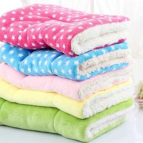 Micat® Super Soft Fleece Pet Bed Blankets Puppy Dog Cat Cushion Mats Vary from 9 Kinds of Designs (M: 55*42cm, 003)