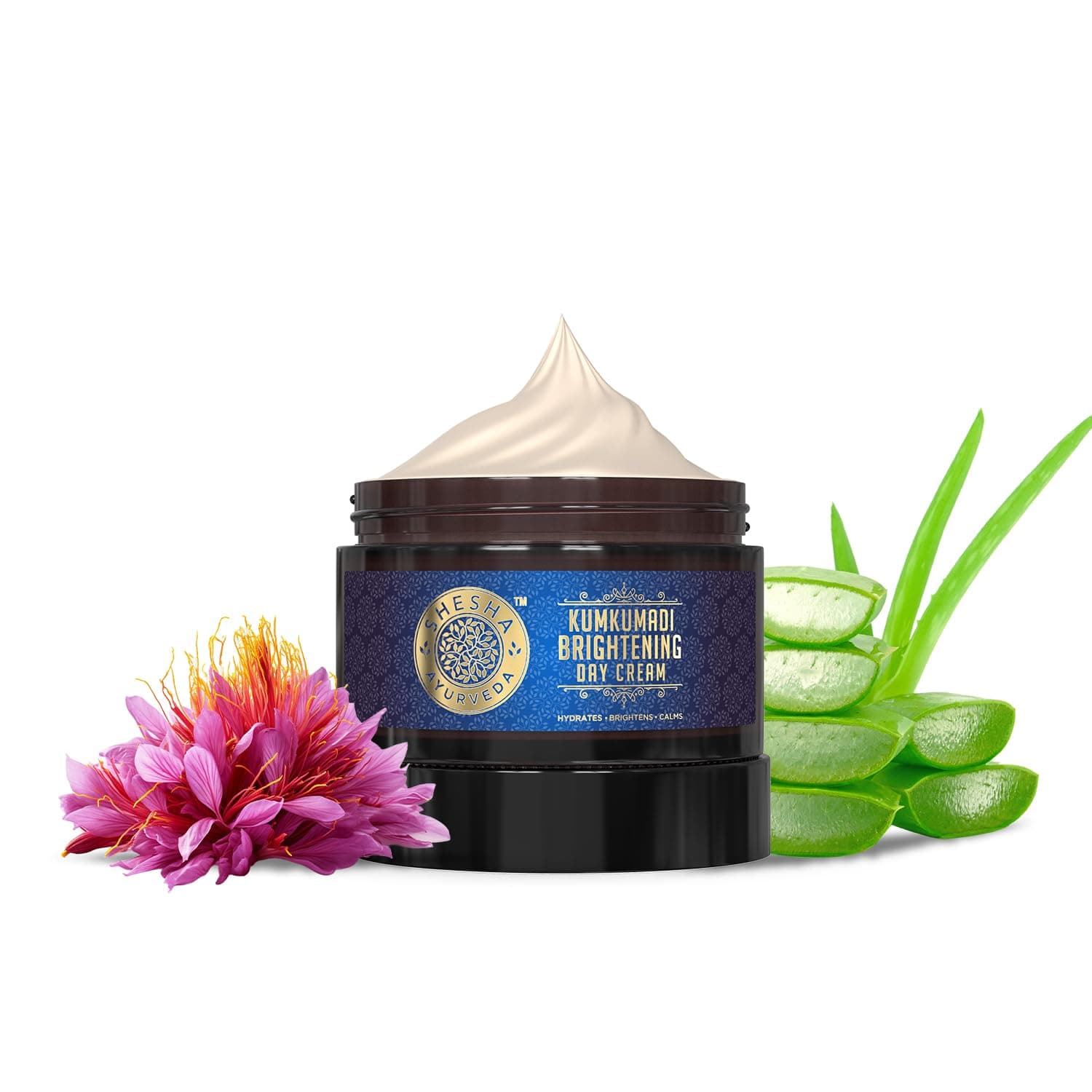 SHESHA NATURALS Ayurveda Kumkumadi Brightening Day Cream 50G