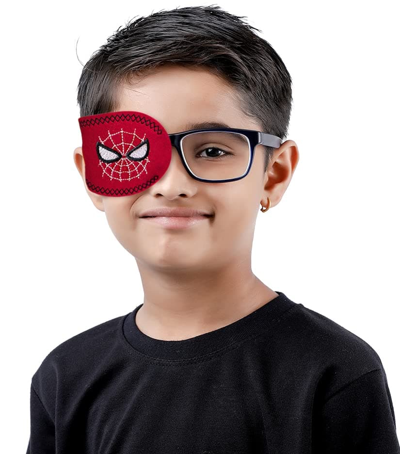 Eye Patch- Spider Pocket Patch for Children by Patch Pals…… (Right Eye Coverage)