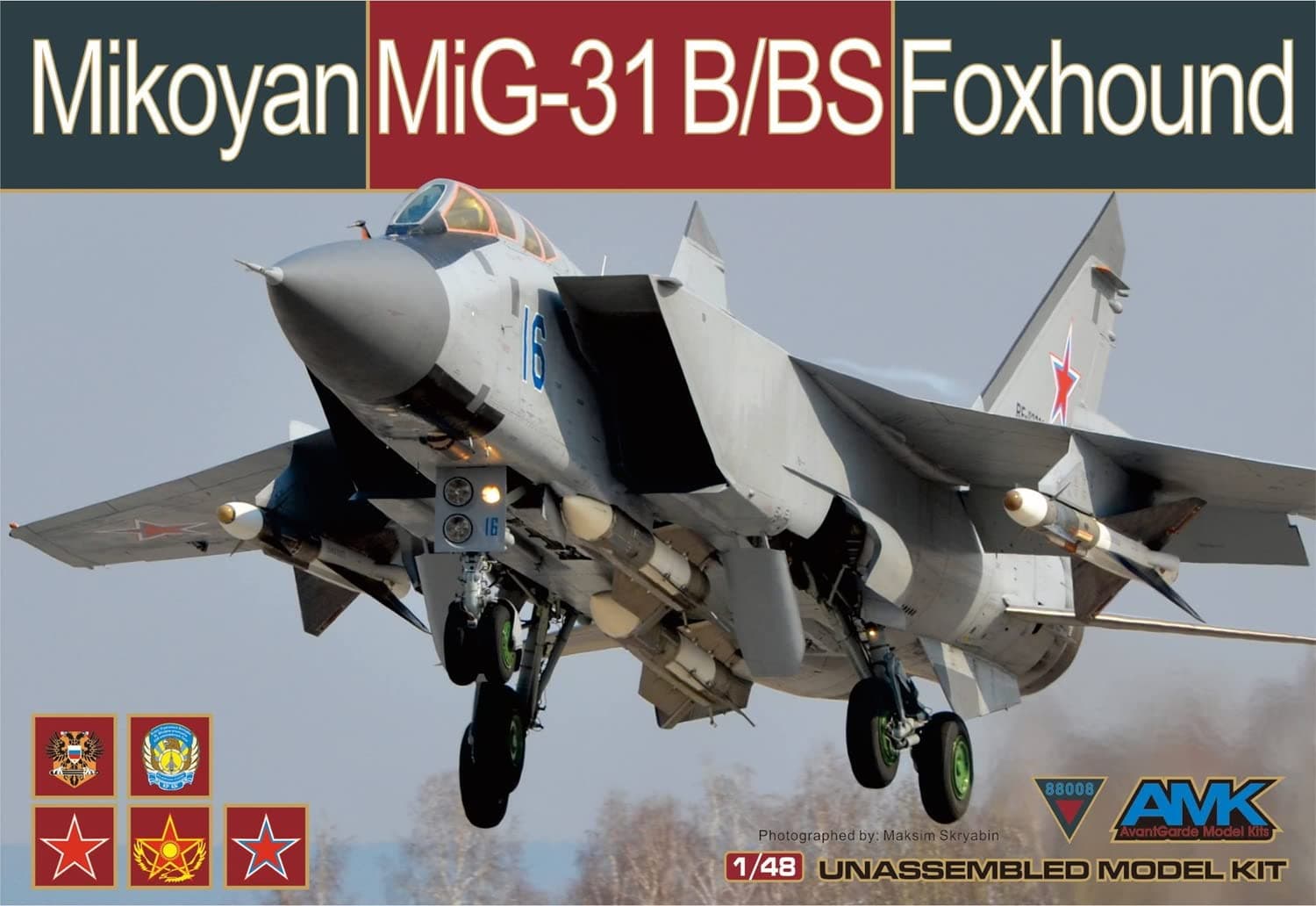 AMK 1/48 Mikoyan MiG-31 B/BS Foxhound