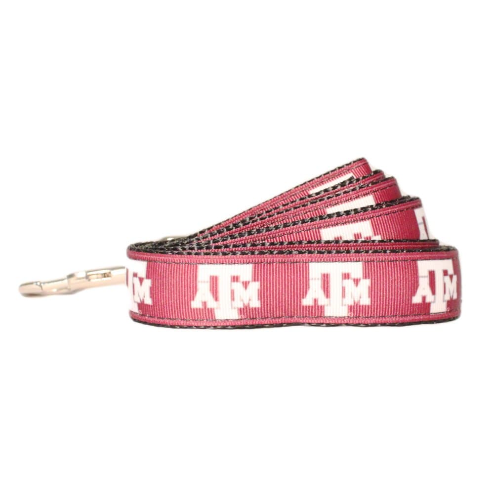 NCAA Texas A&M Aggies Dog Leash, Maroon, X-Small/6-Feet