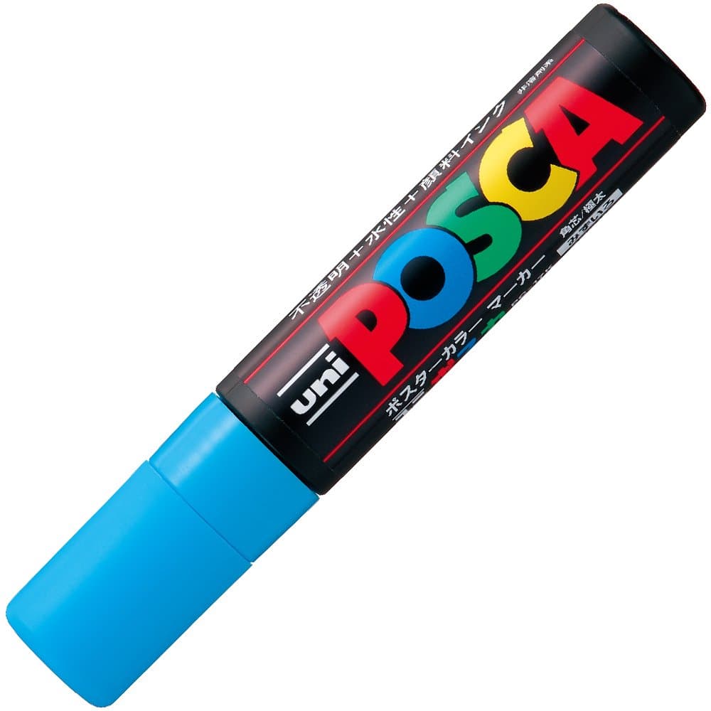 uni Uni Posca Extra Bold Marker, Sky Blue (PC17K.8)