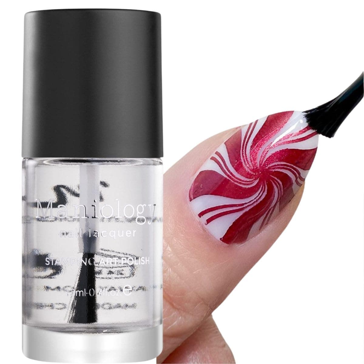 Smudge-Free Top Coat | Clear Finishing Polish for Nail Art Stamping Protection – 13ml Bottle Transparent Nail Lacquer