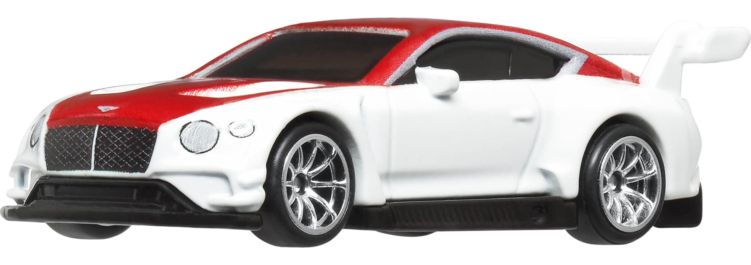 Hot Wheels Wild Speed - 2018 Bentley Continental GT3 Toy Vehicle Mini Car, Ages 3 and Up, White HVR63