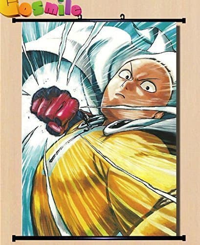 Cute Art Home Decor Anime One Punch Man Saitama Wall Scroll Poster Fabric Painting 23.631.5 inch b2 9