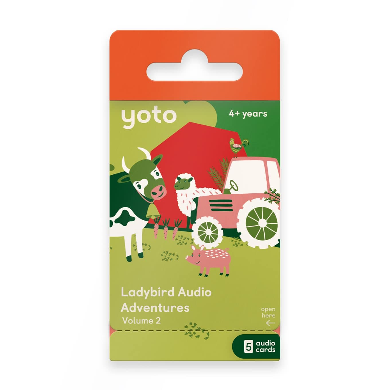 Yoto Ladybird Audio Adventures Collection: Vol. 2 – Kids 5 Audio Cards for Use with Player & Mini All-in-1 Audio Device, Screen-Free Listening with Fun Playtime, Bedtime & Travel Stories, Ages 5+