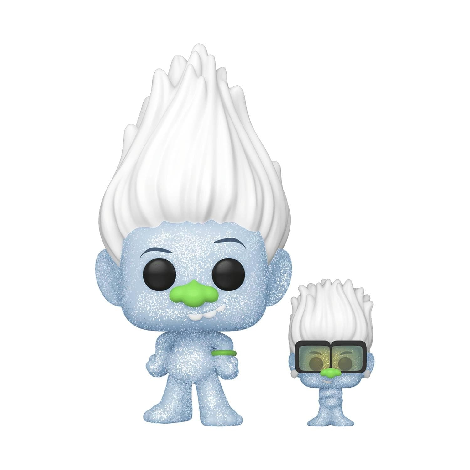POP! Movies: Trolls World Tour-Hip Hop Guy Diamond Hop Guy - (Diamond Glitter) With Tiny - Collectable Vinyl Figure - Gift Idea - Official Merchandise - Toys for Kids & Adults - Movies Fans