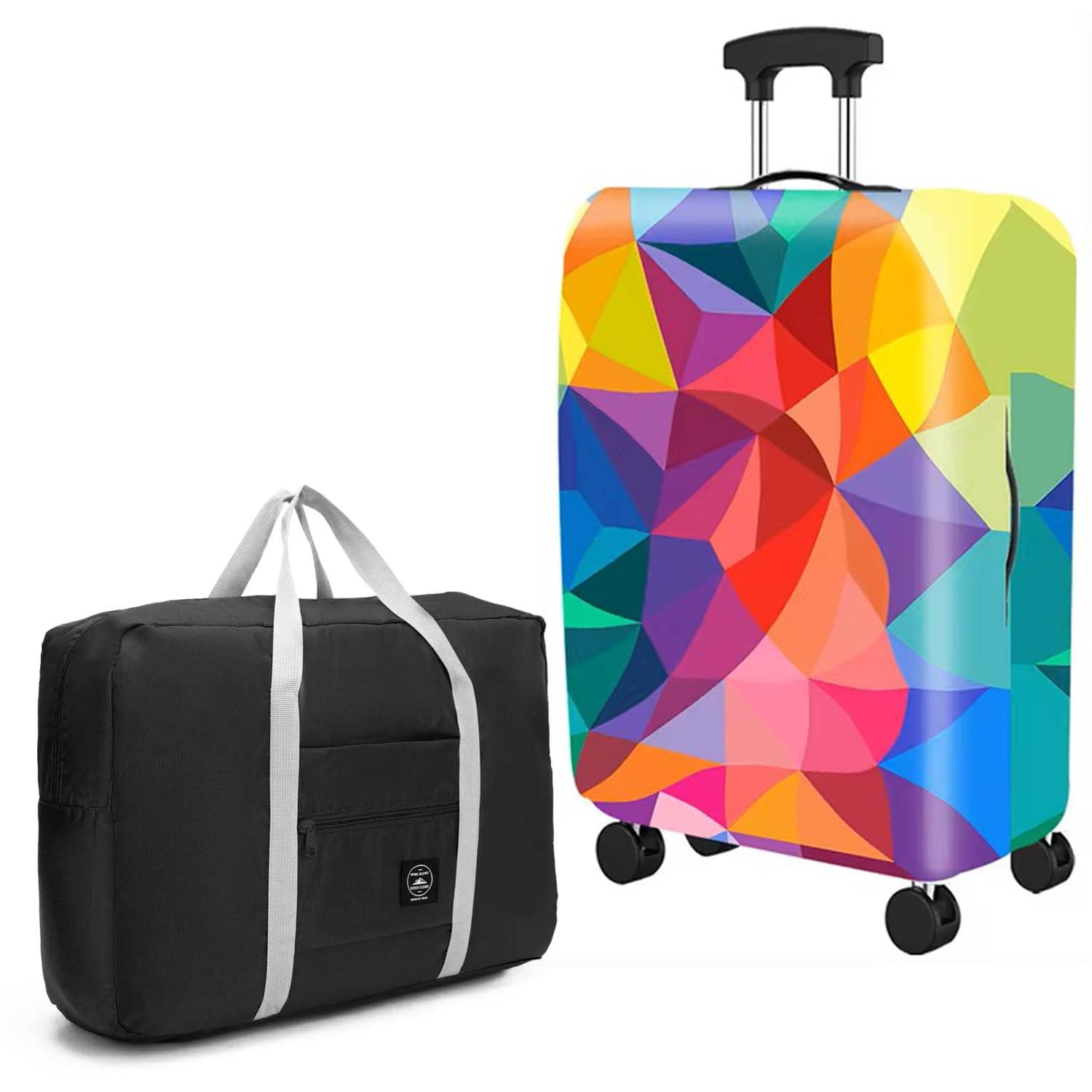 Snap Bazaar Luggage Cover Protector|suitcase covers for luggage|Luggage cover|suitcase cover|travel essentials (XL+DuffleBag, 2)