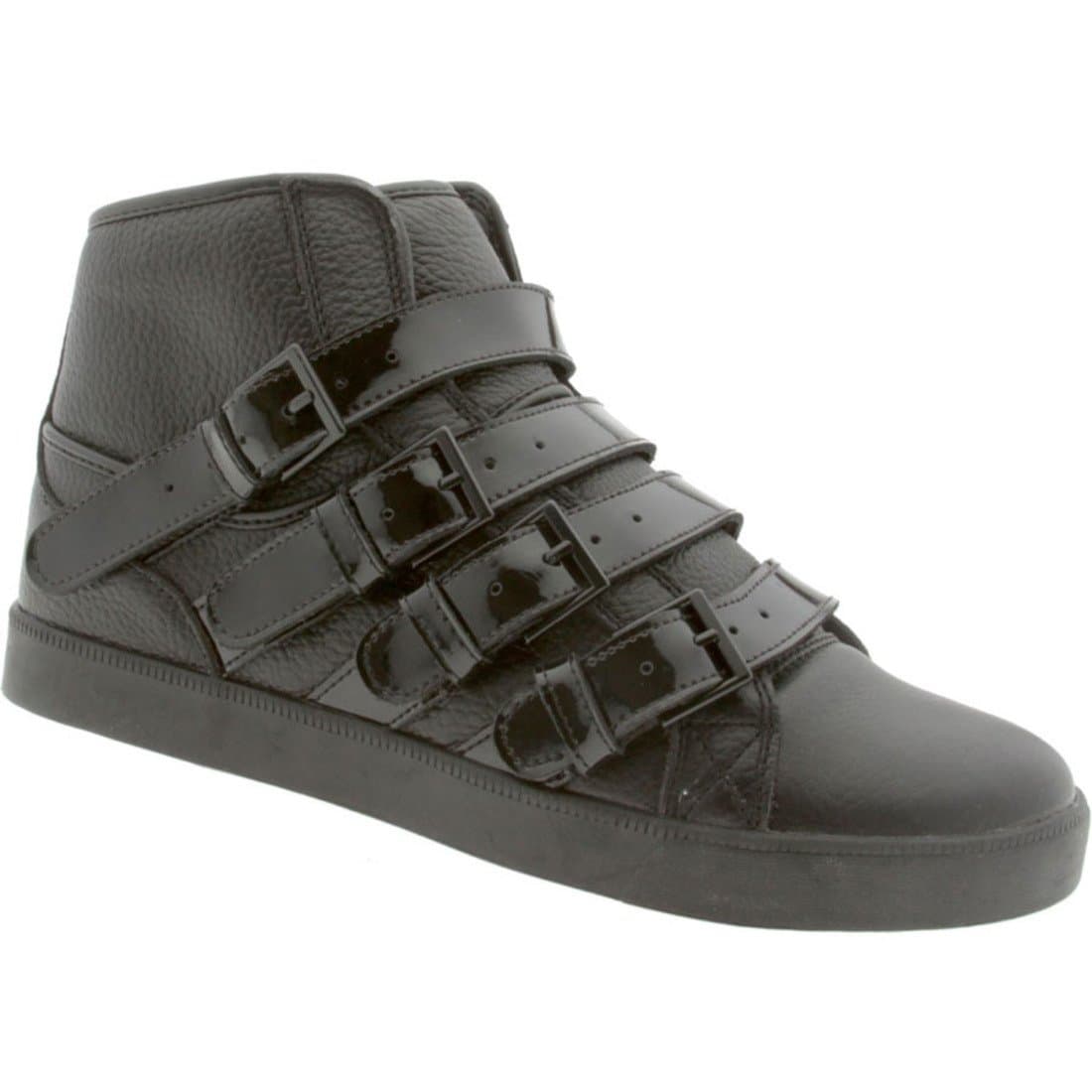 Supra Strapped NS (Black Leather/Black Patent)