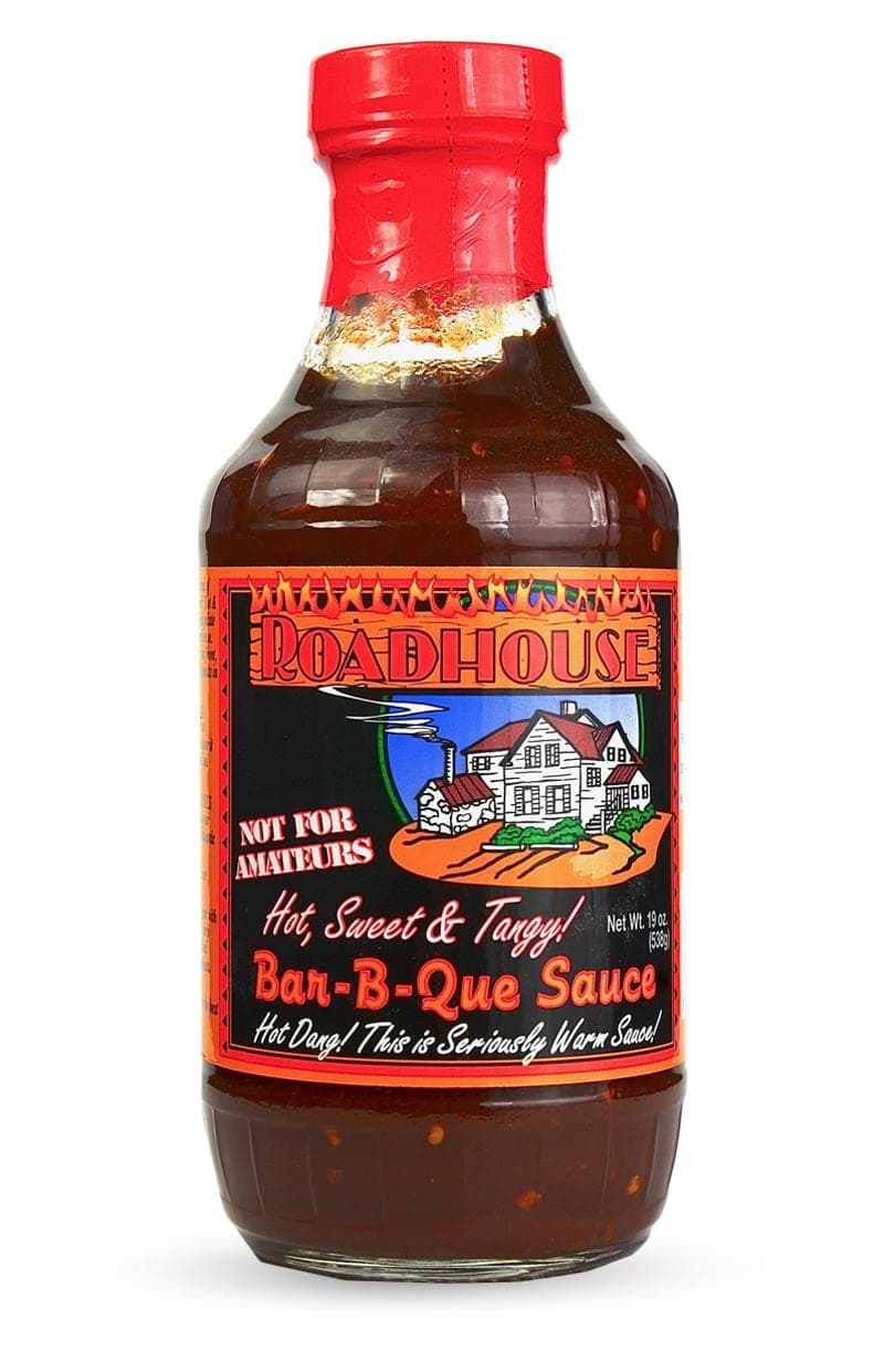 Roadhouse BBQ Sauce, Hot and Spicy, 19.0 Ounce
