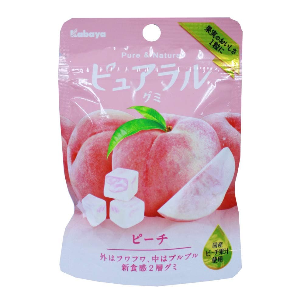 Kabaya Pureral Gummy Series (Peach, Single)