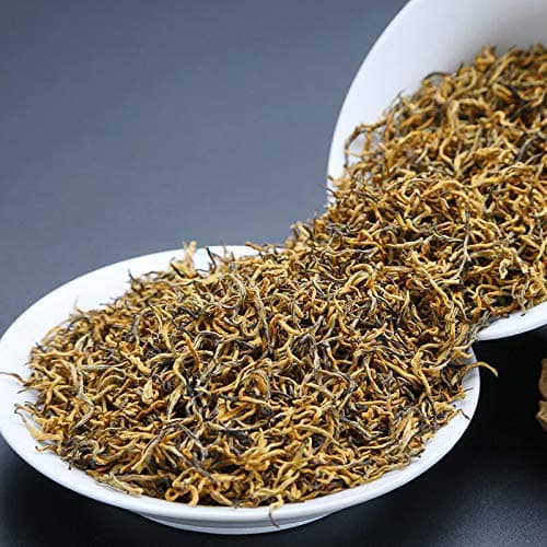 250g Nonpareil Supreme Organic Wuyi Golden Buds Jin Jun Mei Golden Eyebrow Black Tea Chinese Hong Cha