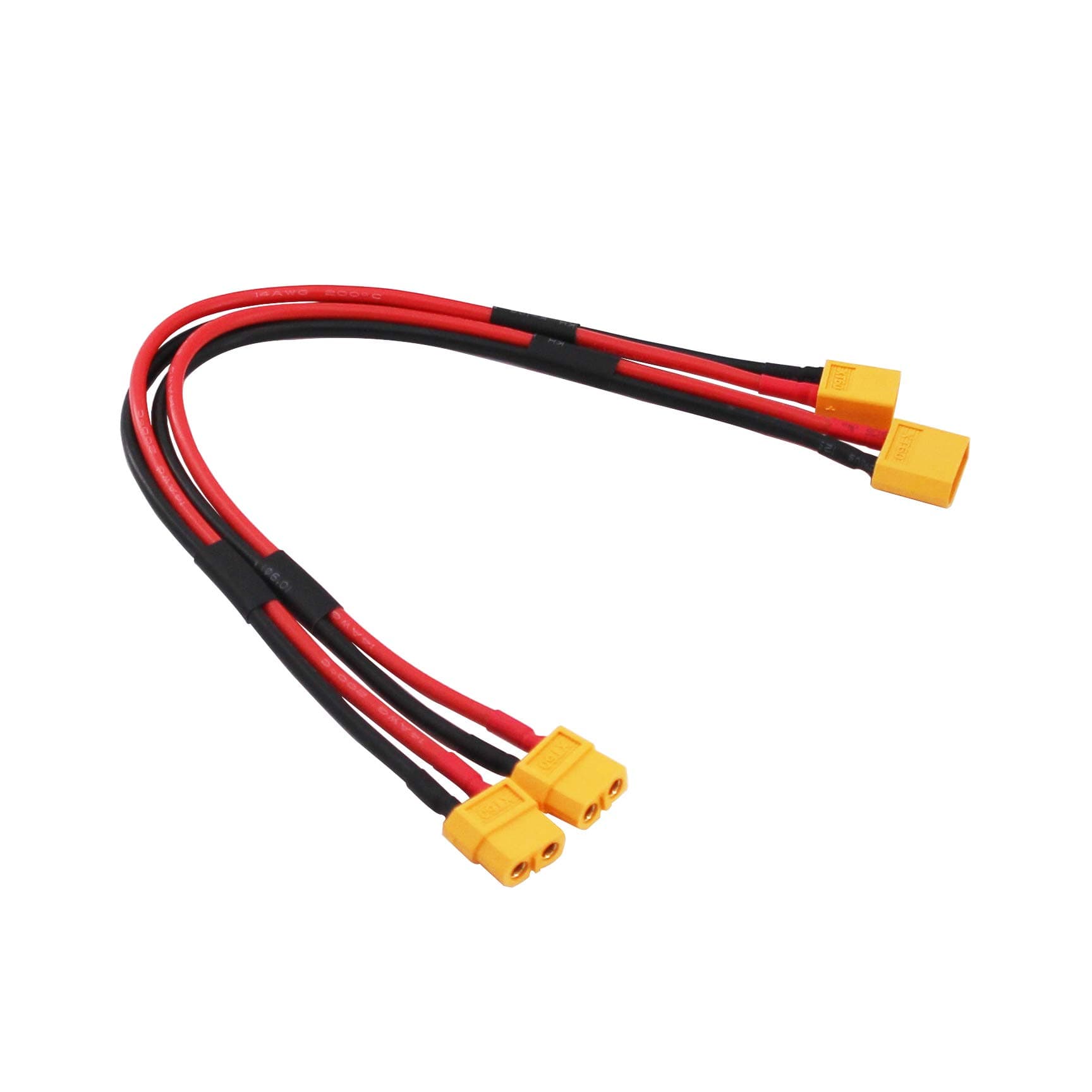 2pcs XT60 M to XT60 FM Adapter Extension Female Male for RC Battery(C152-2)