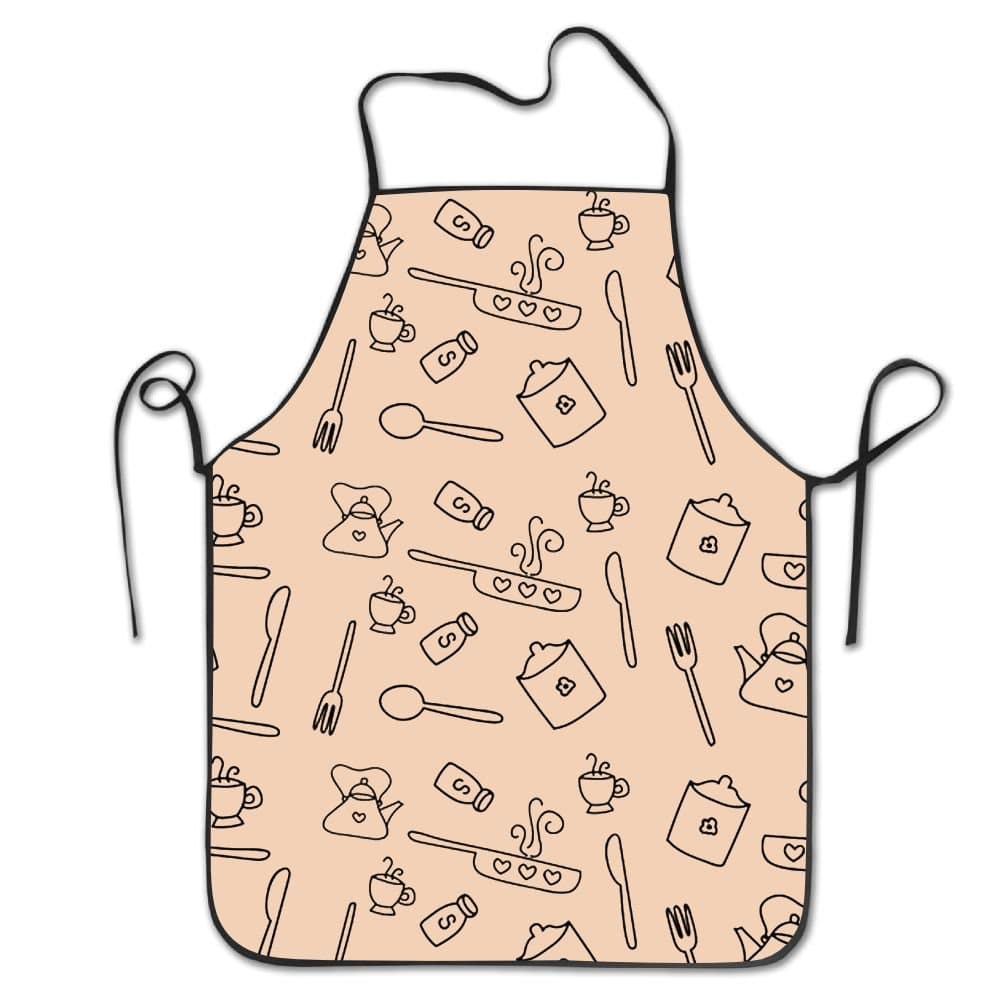Kitchen Pattern Cooking Aprons Professional Bib Apron For Women Men Girl Kids Gifts Kitchen Decorations