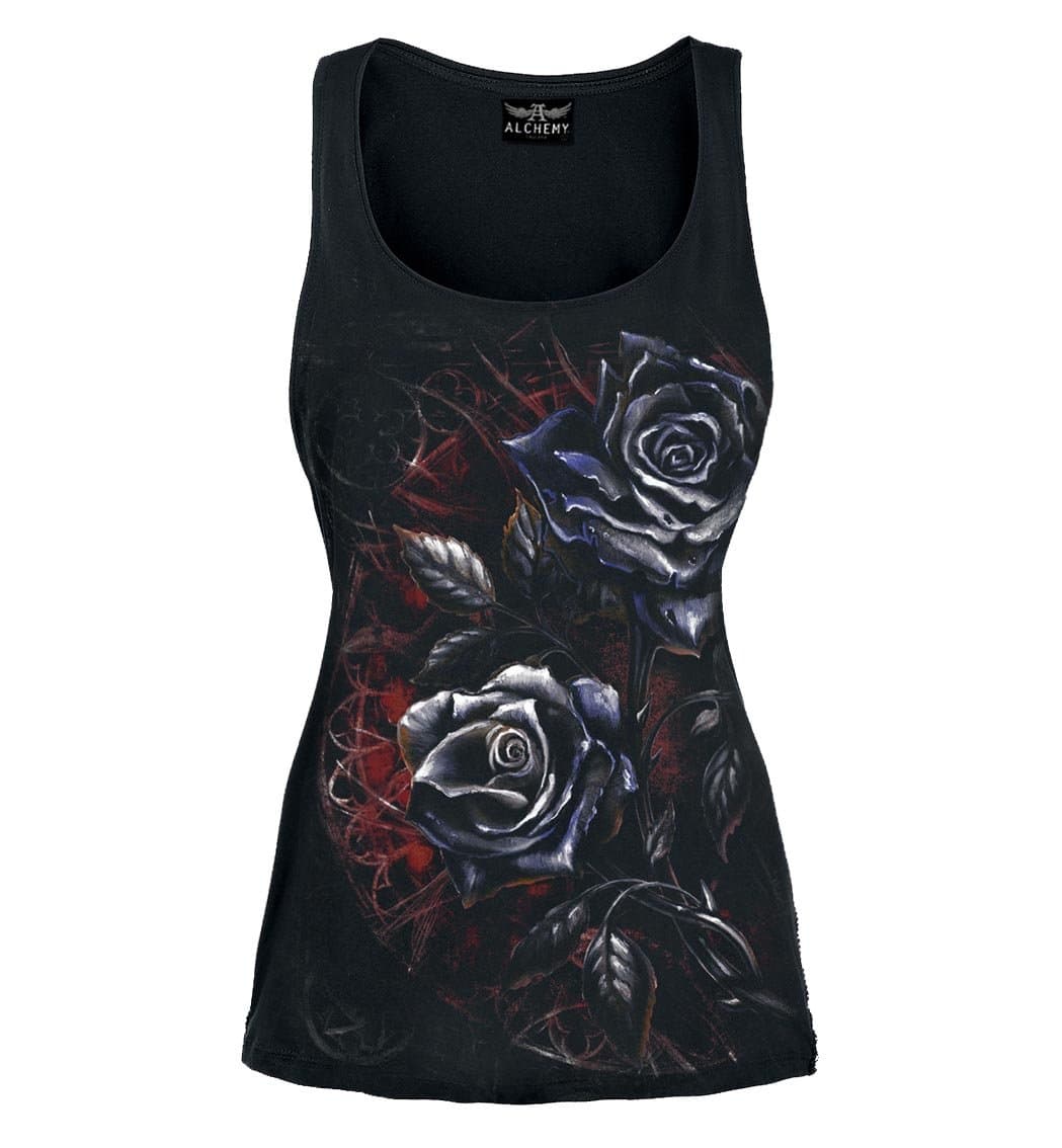 Alchemy England Goth Grunge Dies ISRAE Roses Chain Tank Top XL 16