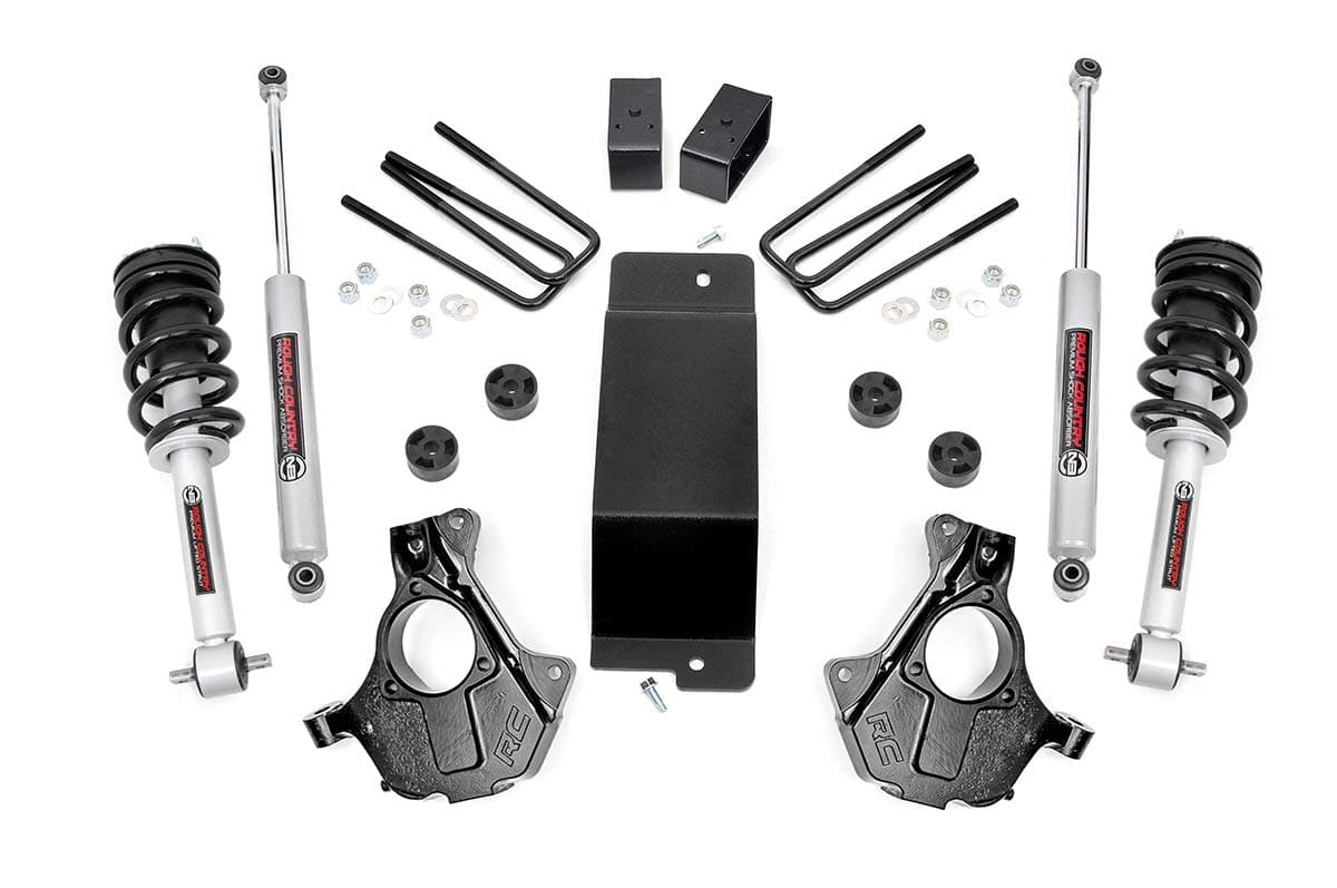 Rough Country 3.5" N3 Suspension Lift Kit for 14-18 Chevy/GMC 1500 4WD - 12432