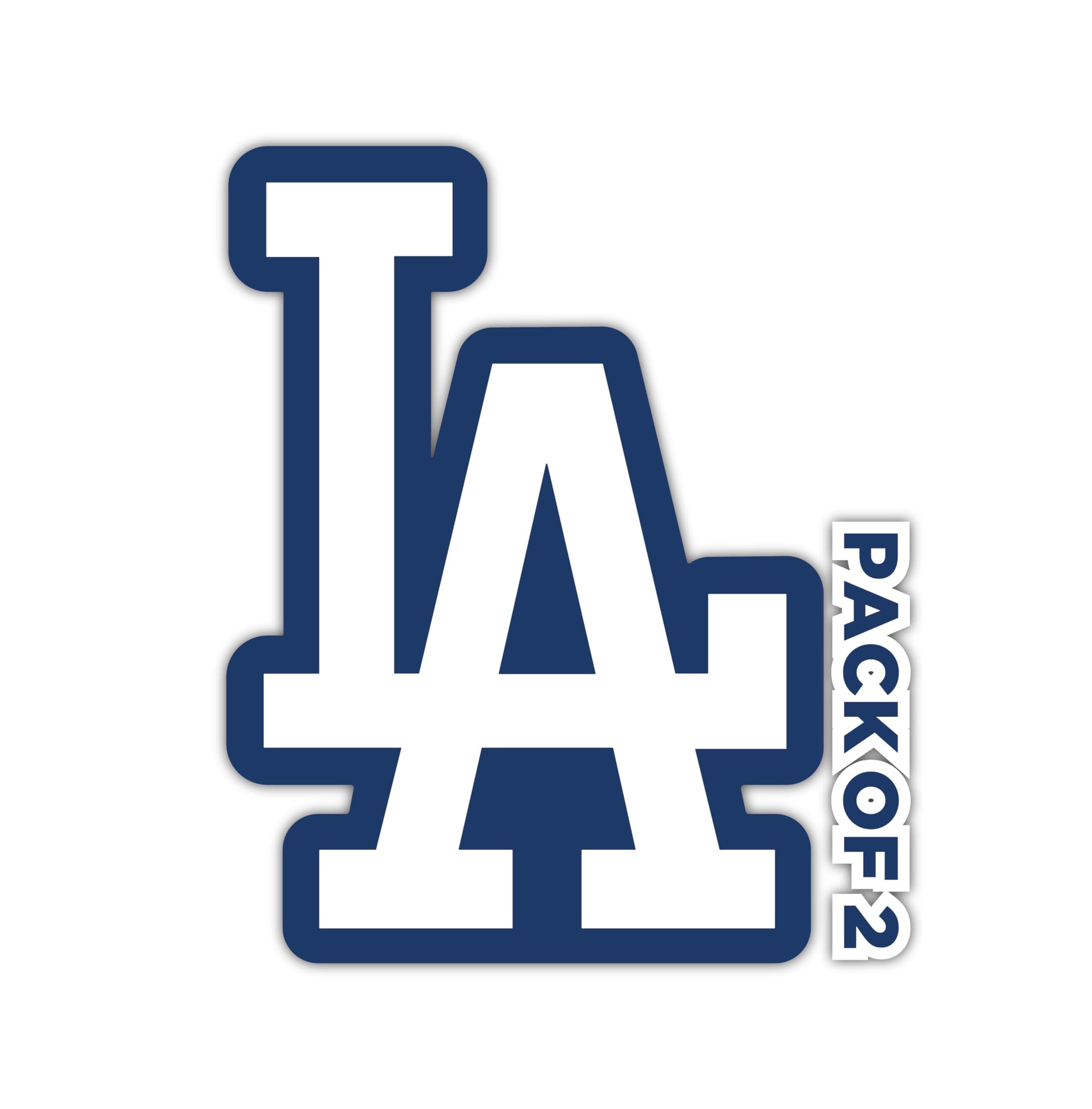 IMPERIAL VIBES – Los Angeles Sticker – Vinyl Decal for Car, Truck, and Van – Indoor and Outdoor IPad Decals - Removable Laptop Sticker – Waterproof Decal for Window and Waterbottle– Pack of 2 Imp 55