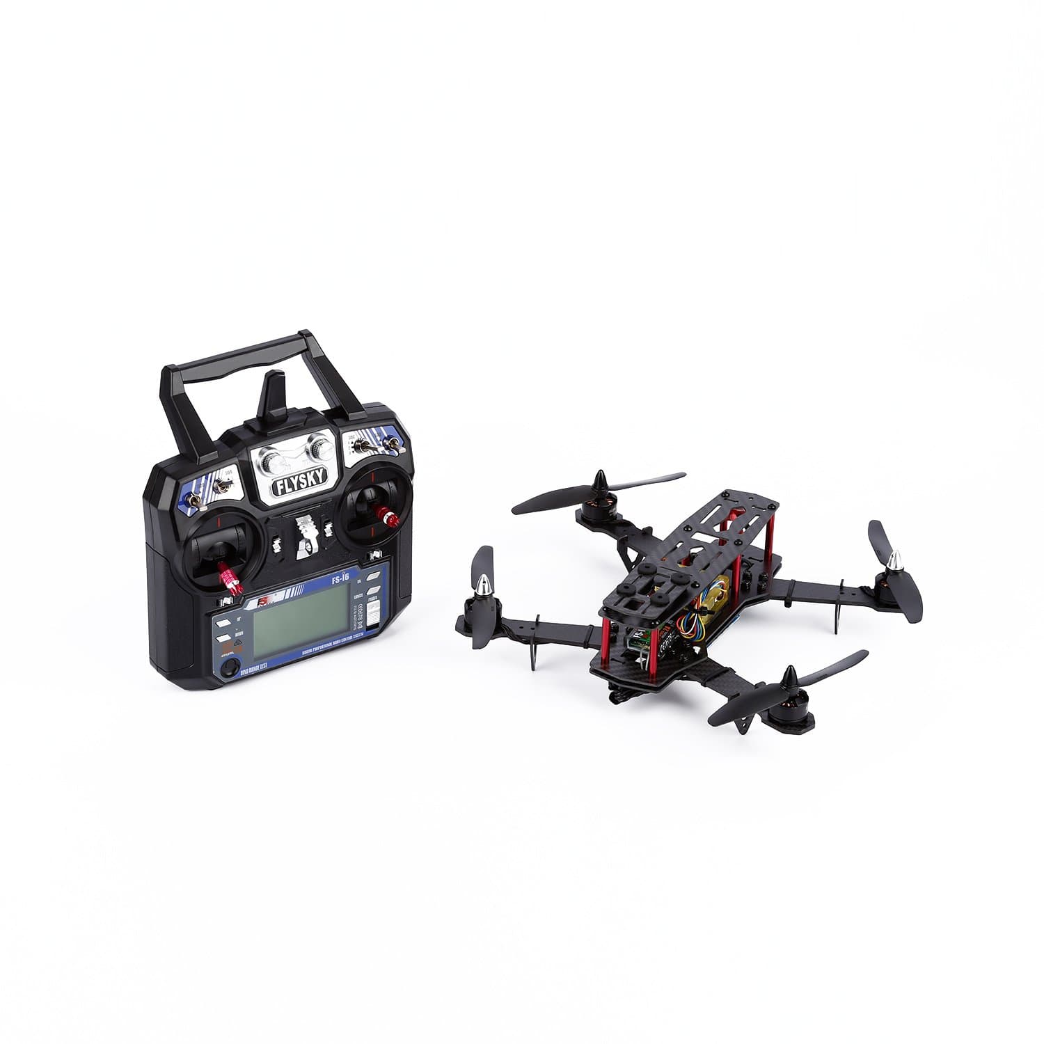 YKS 250 Quadcopter Full Carbon Fiber Frame Kit RTF Racing Quadcopter with Remote Controller (Assembled)