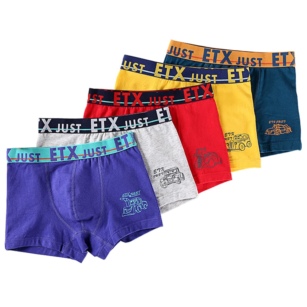 Boys Underwear Boxer Briefs Cotton Comfort Breathable Little Boys Shorts Boxer for Toddler and Big Kids