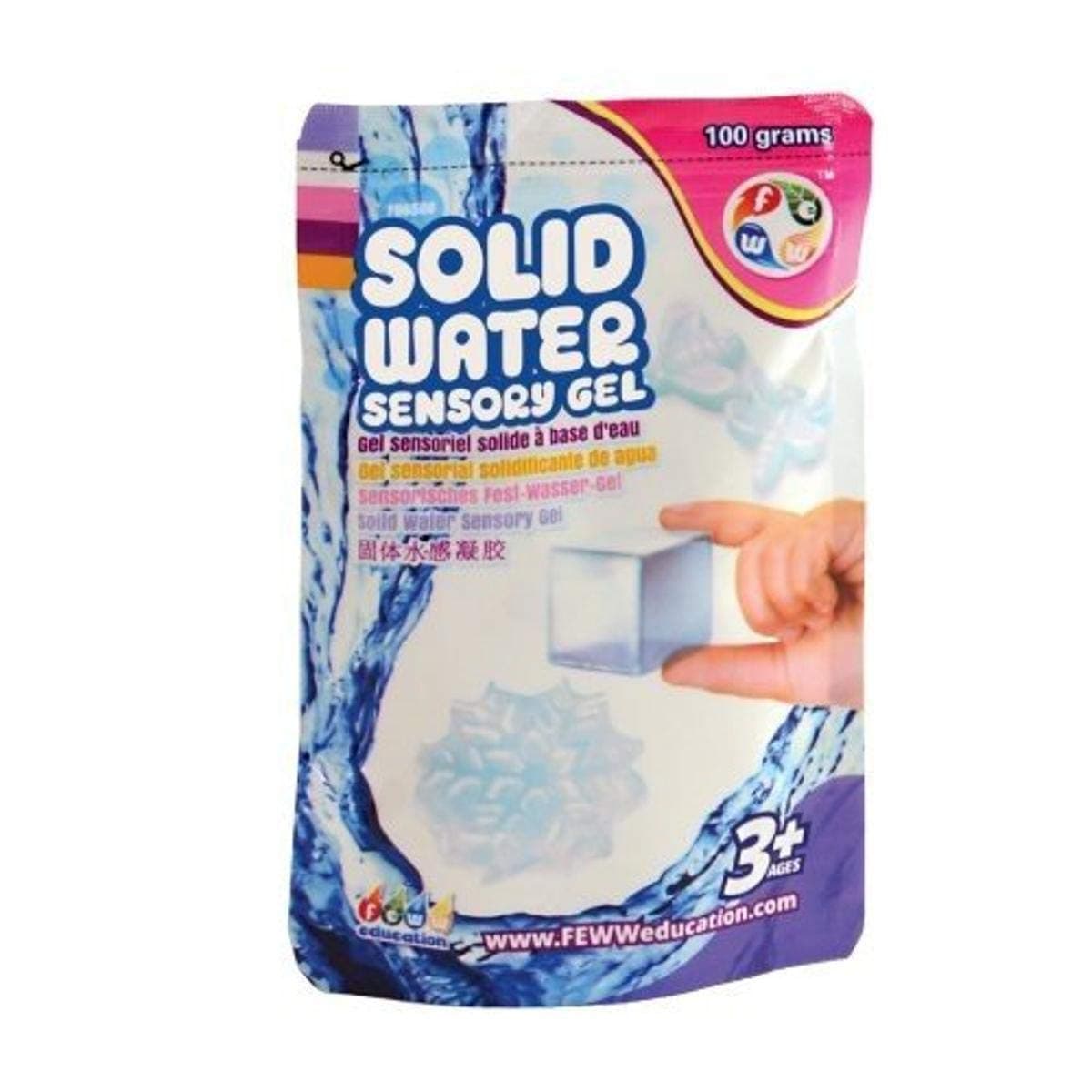 FEWW Education F66560 Solid Water Sensory Gel, Kindergarten Grade to 3 Grade