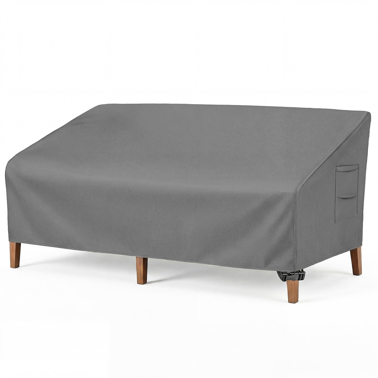 Vailge Heavy Duty Patio Sofa Cover, 100% Waterproof 3-Seater Outdoor Sofa Cover,Lawn Patio Furniture Covers with Air Vent and Handle,79" Wx 37" Dx 35" H,Grey