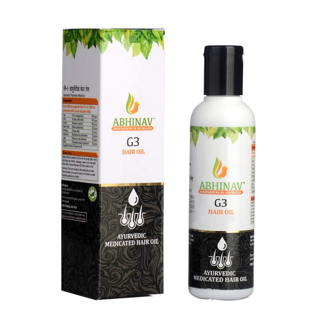 G3 Hair OIl - Reduces Hair fall & Greying of hair (Pack of 2) | Reduces Hair Fall | Improve nourishment of hair and scalp