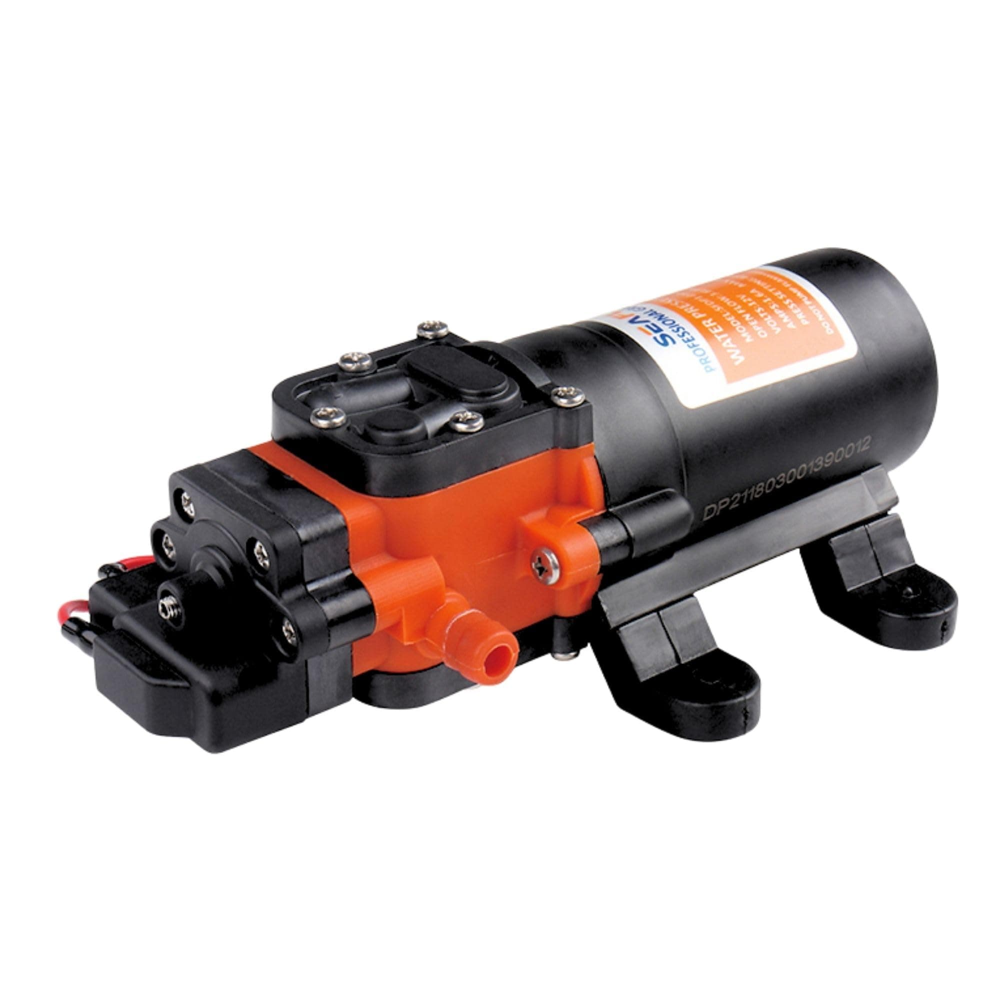 Seaflo 12V DC 1.2 GPM 35 PSI 21-Series Diaphragm Water Pressure Pump for Caravan/RV/Boat/Marine