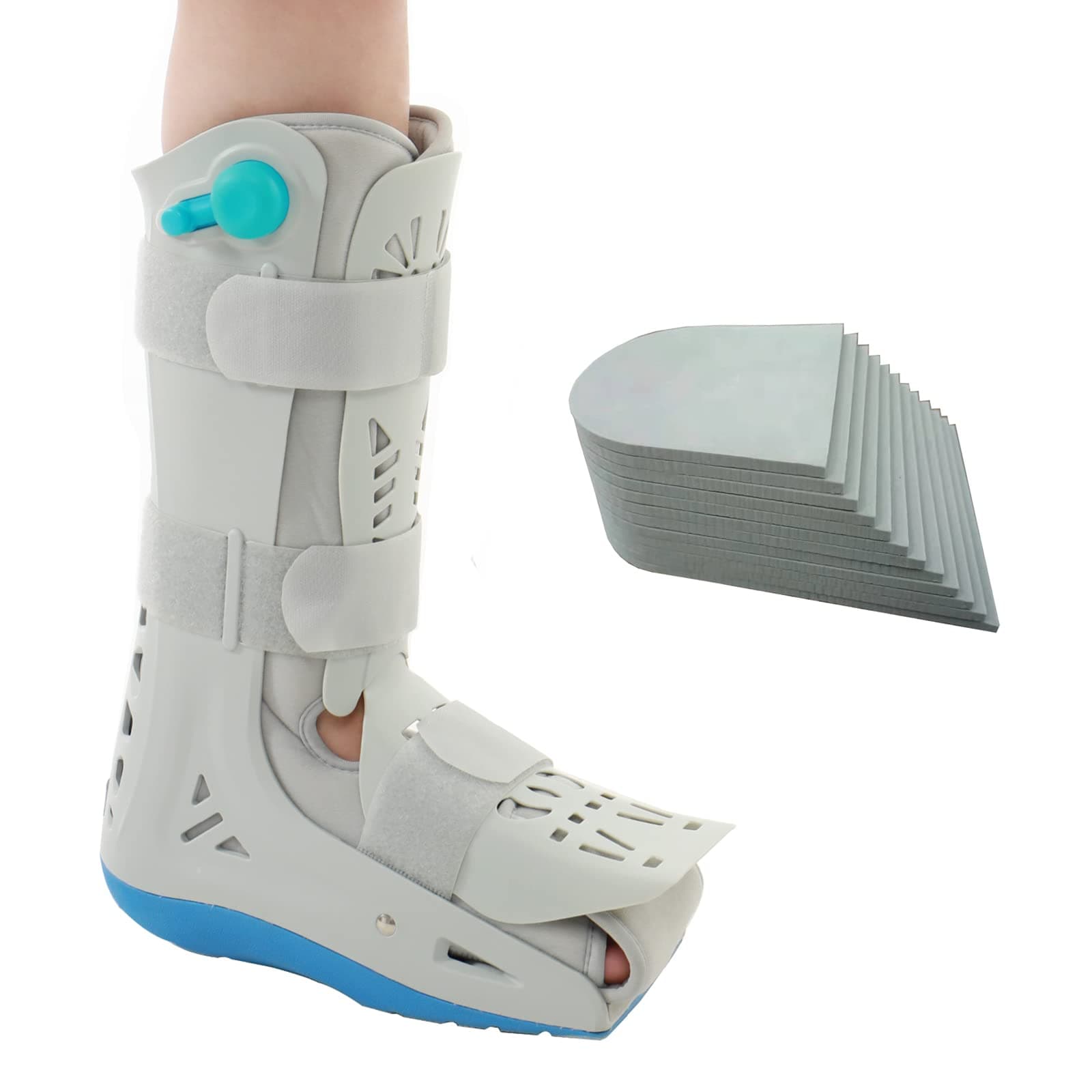Walker Achilles Injury Fracture Orthosis Boot,Air Pump CAM Medical Orthopedic Walker Boot for Ankle & Foot Injuries(S)