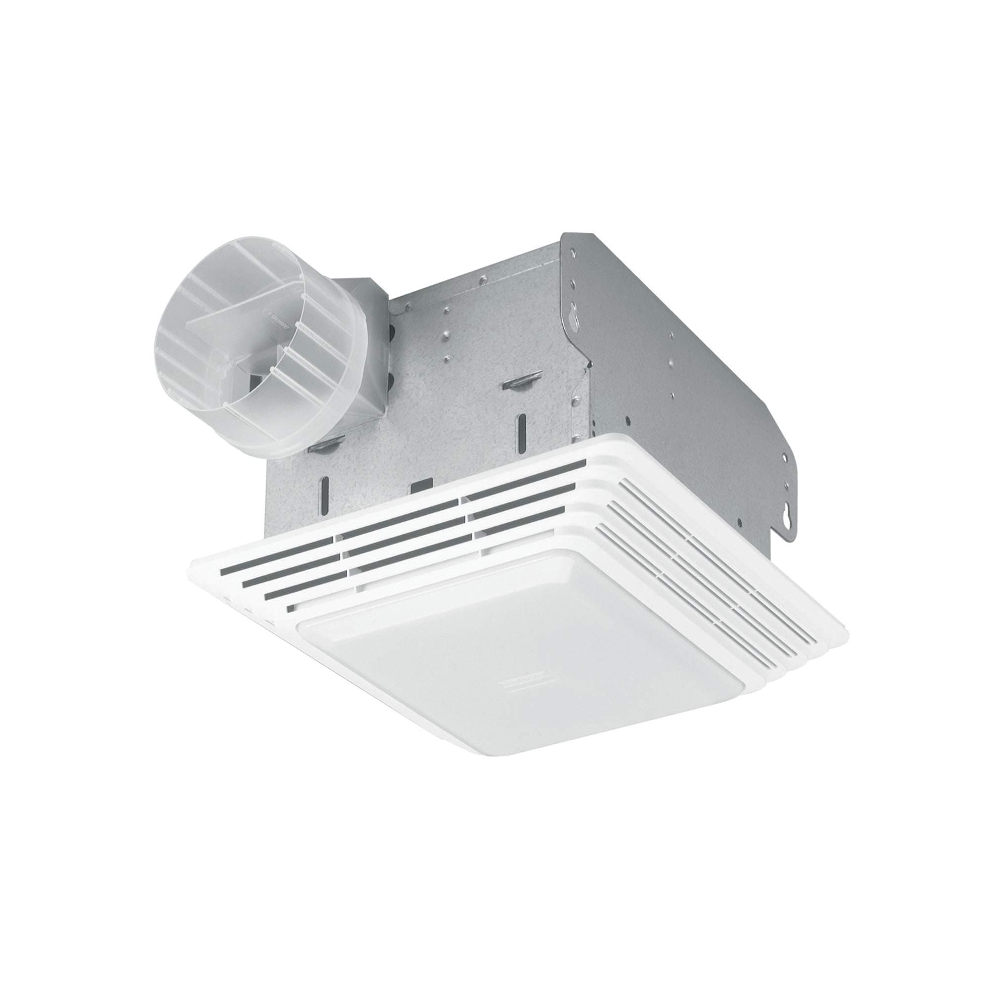 Broan HD80L Heavy Duty Ventilation Fan and Light, 80 CFM 2.5 Sones