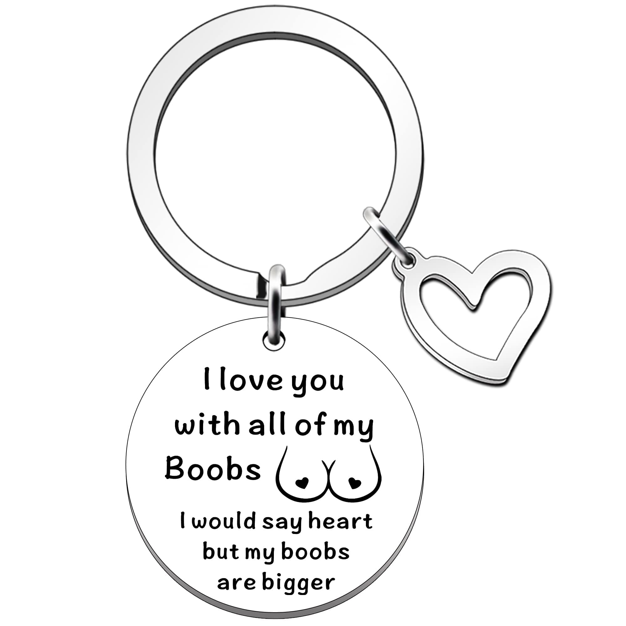 SDOFY Funny Anniversary Keyring Gifts for Him Valentine's Day Couples Gifts for Husband Boyfriend Keyring I Love You Gifts for Him Birthday Christmas Keyring Gift