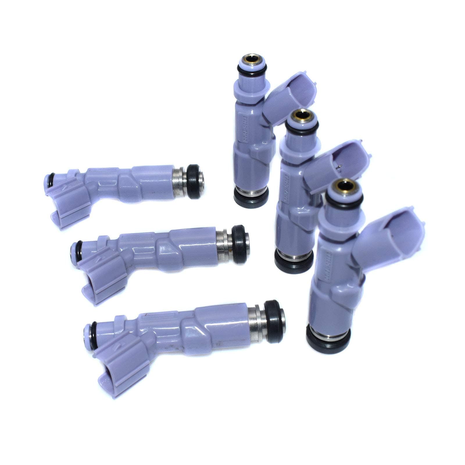 Fuel Injectors, 6-Port Solenoid, Plastic Body, Compatible with Toyota Altezza, Lexus IS200/300