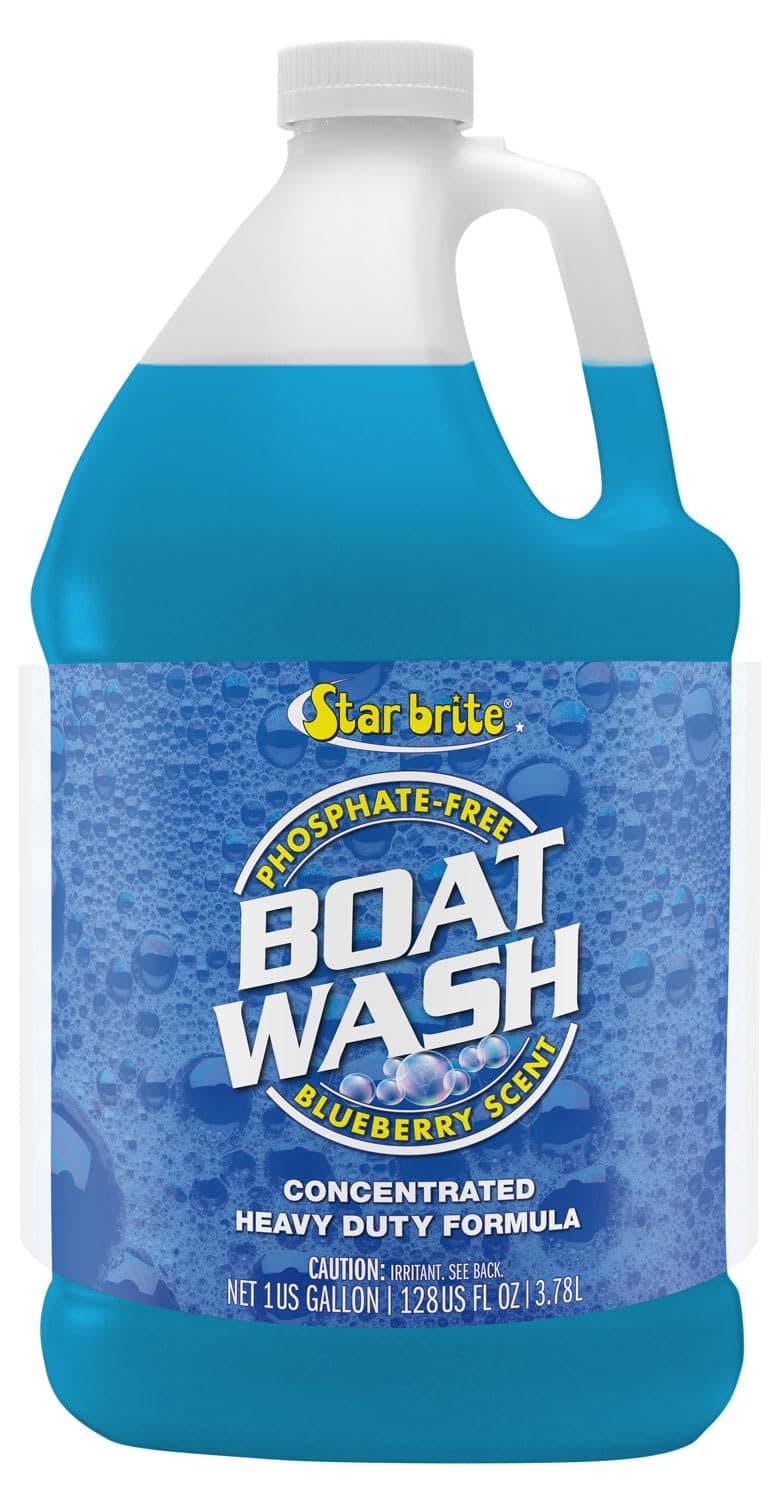 Star brite Concentrated Boat Wash - Biodegradable, Phosphate-Free, 1 Gallon