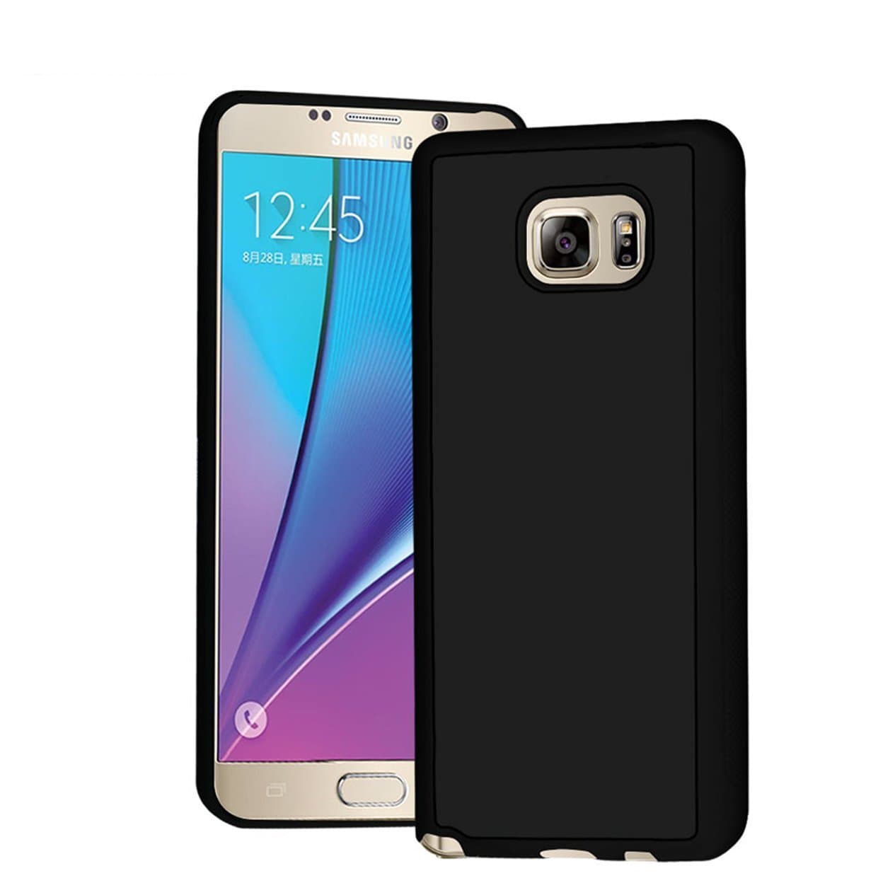 Galaxy Note 5 Case, Kacoco Anti Gravity Phone Case Magical Nano for Samsung with Can Stick to Glass, Car GPS, Whiteboards and Most Smooth