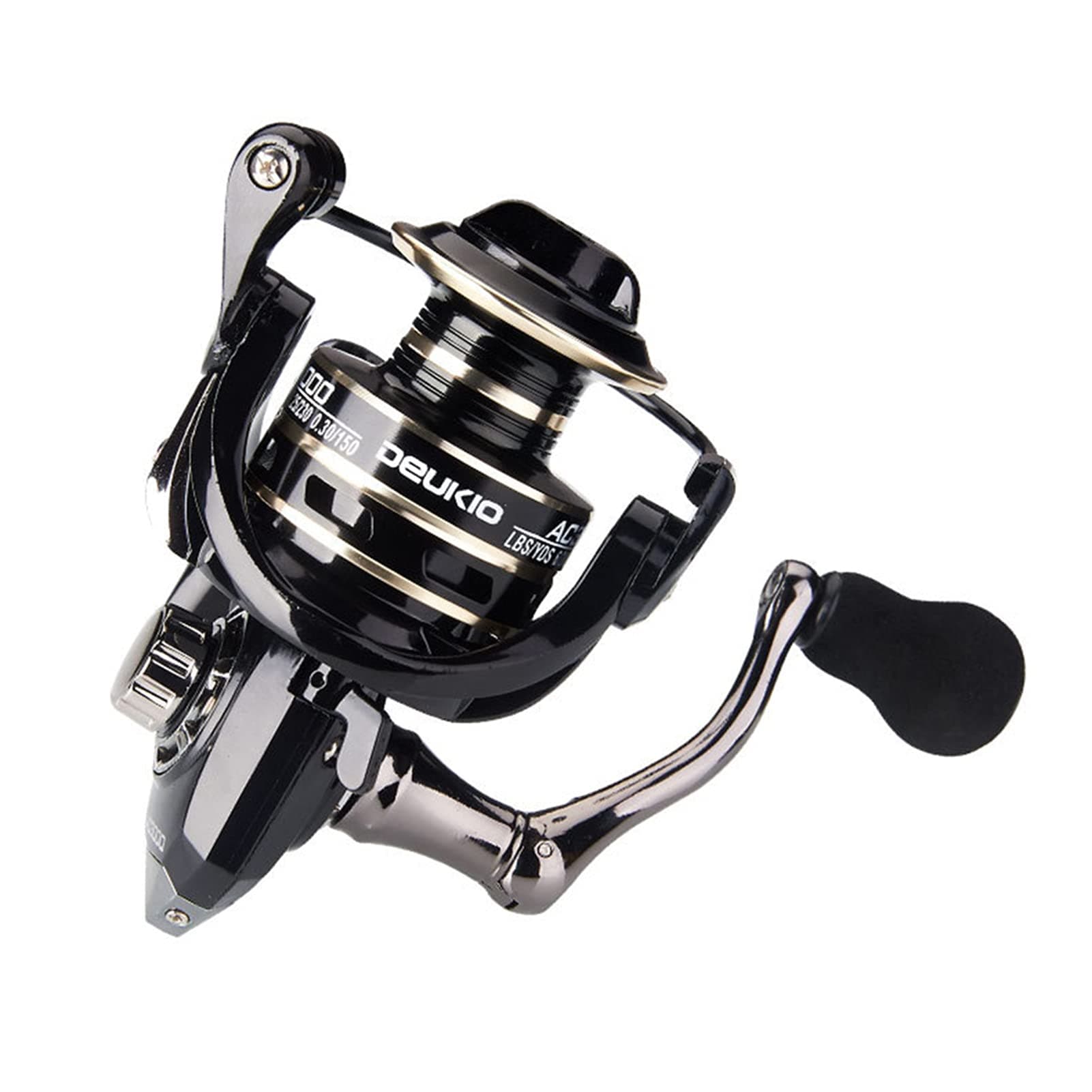 Mini Spinning Reel All Metal 3BB 5.2: 1 Ultralight All Metal Reel Right Left Hand Inter-ceable Freshwater Saltwater Fishing Reel,Mini Spinning Reel
