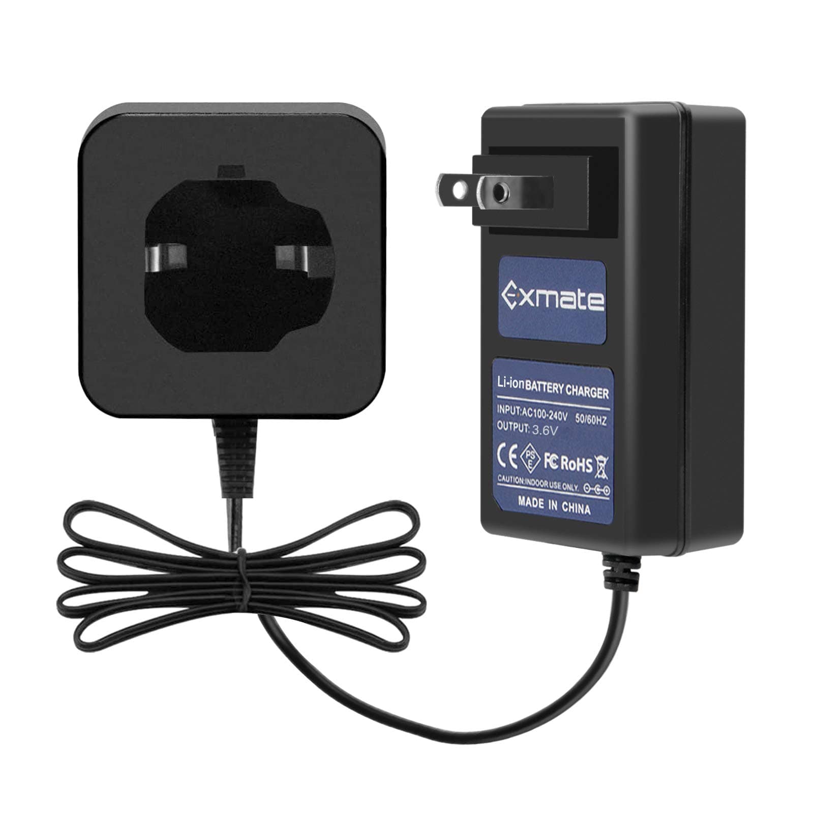 3.6V Lithium Battery Charger Compatible with Hitachi EBM315 326263 326299 DB3DL DB3DL2 Li-ion Pod Style Battery