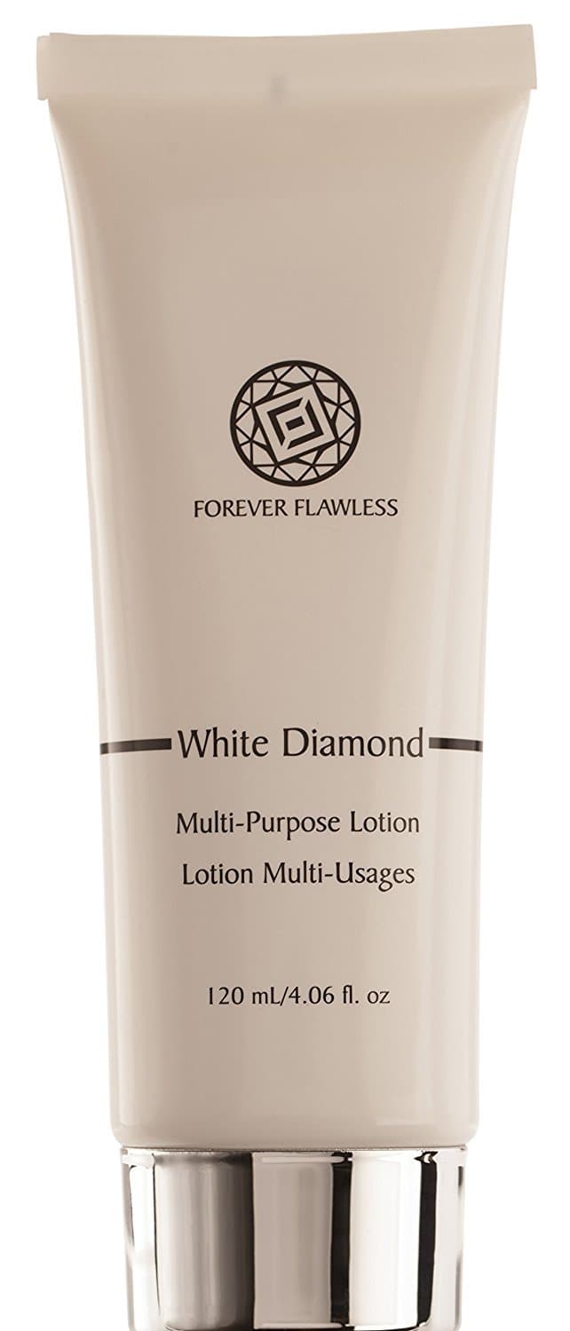 Forever Flawless Diamond Infused Multipurpose Lotion, Moisturizer w Natural Diamond Powder, Hydrates All Skin for Anti Aging Treatment, Essential Nutrients, and Oils FF14, (4.06 fl oz)