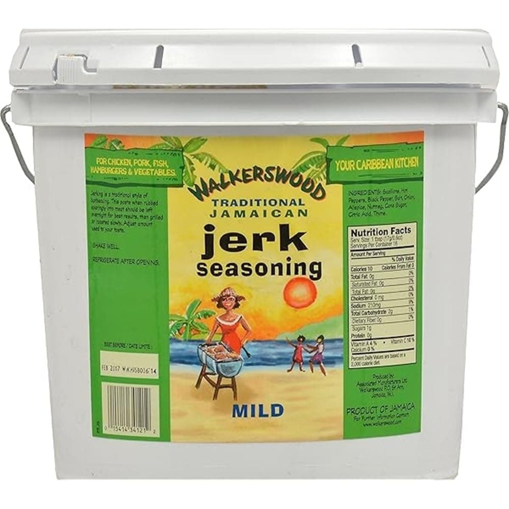 Traditional Jamaican Jerk Seasoning, Mild, 142 Fl Oz