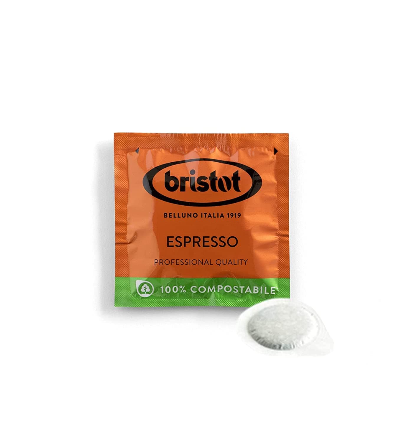 Bristot Single-Serve Coffee Pods | Low Acid | E.S.E. Coffee Pods | Medium Espresso Roast | Pack of 150