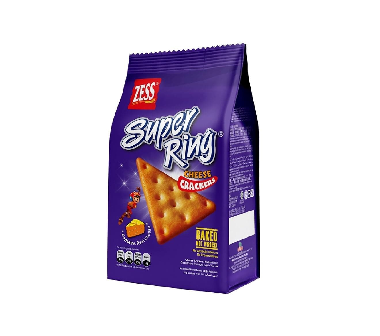 Zess Super Ring Cheese Cracker 75 Gm