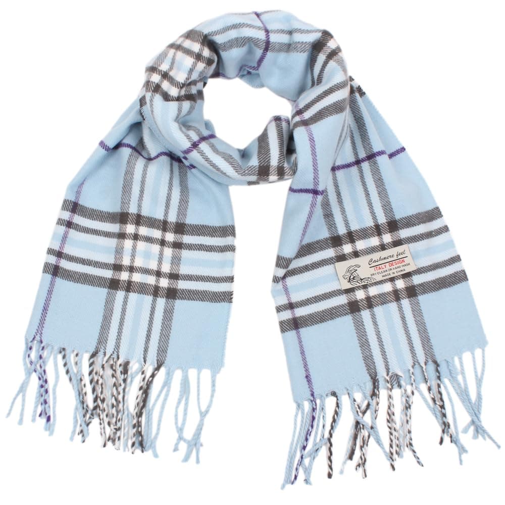 Tartan Plaid Cashmere Feel Classic Soft Luxurious Winter Scarf For Men Women