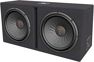 Dual 12" Car Audio Ported Enclosure, Black