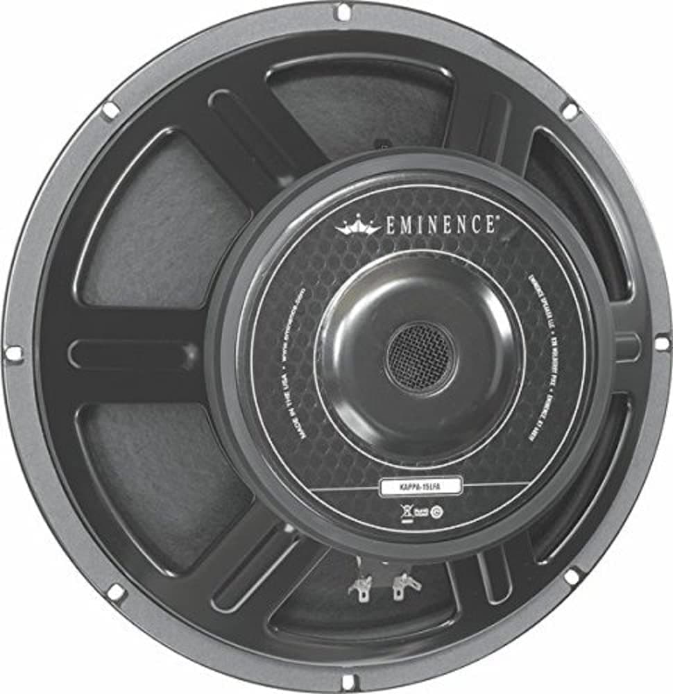 Eminence American Standard Kappa-15LFA 15" Pro Audio Speaker, 600 Watts at 8 Ohms, Black