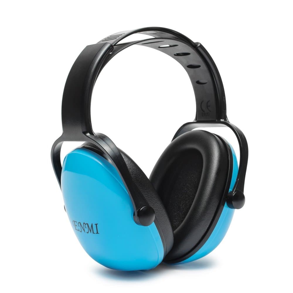 Kids Safety Ear Muffs Ear Defenders Hearing Protection for Kids Children，3 Months+ More Comfortable Ear Muffs for Outdoor Travelling Learning Rest(Blue)