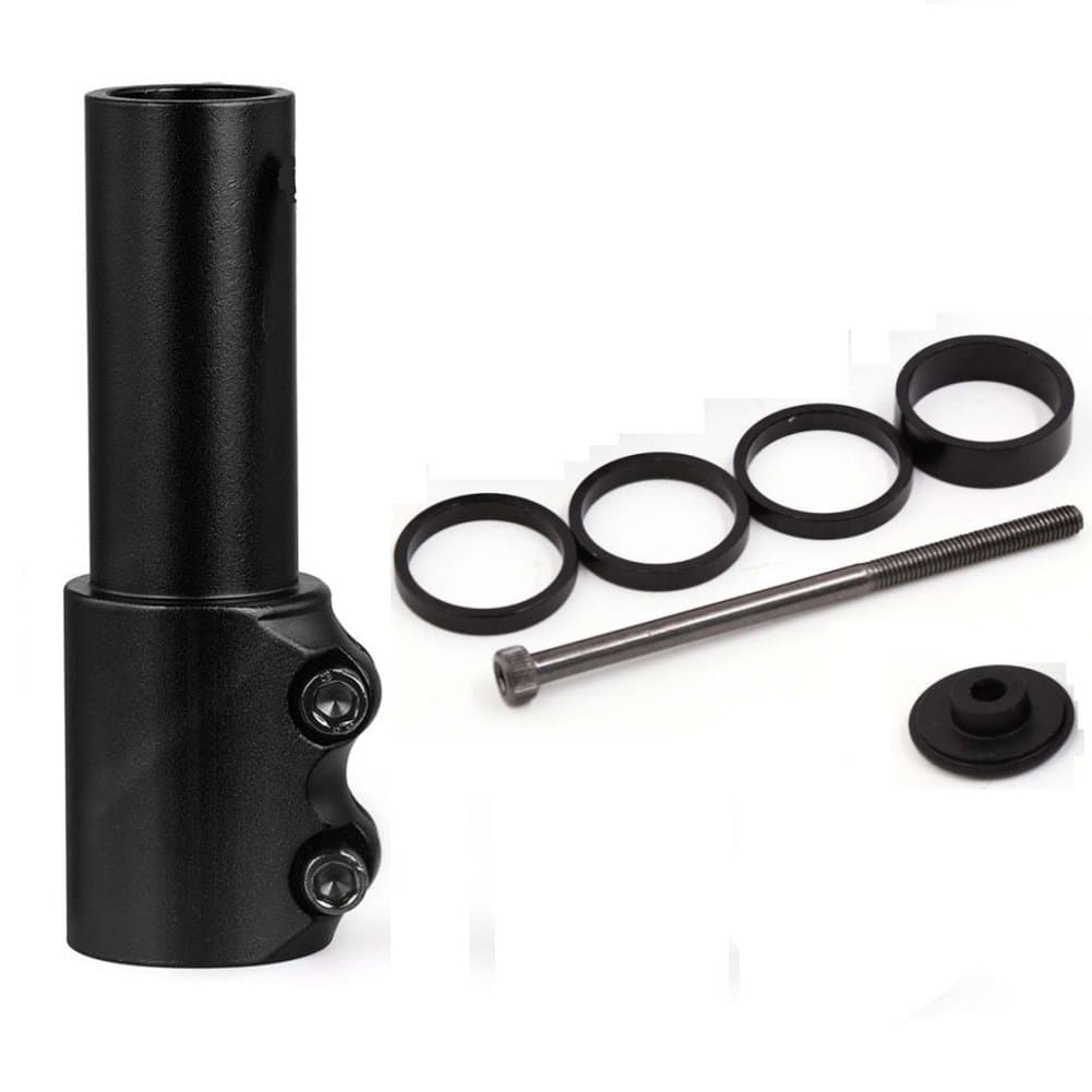 Bicycle Bike Fork Stem Extender Handlebar Riser Adaptor Aluminium Alloy Head Up Adapter