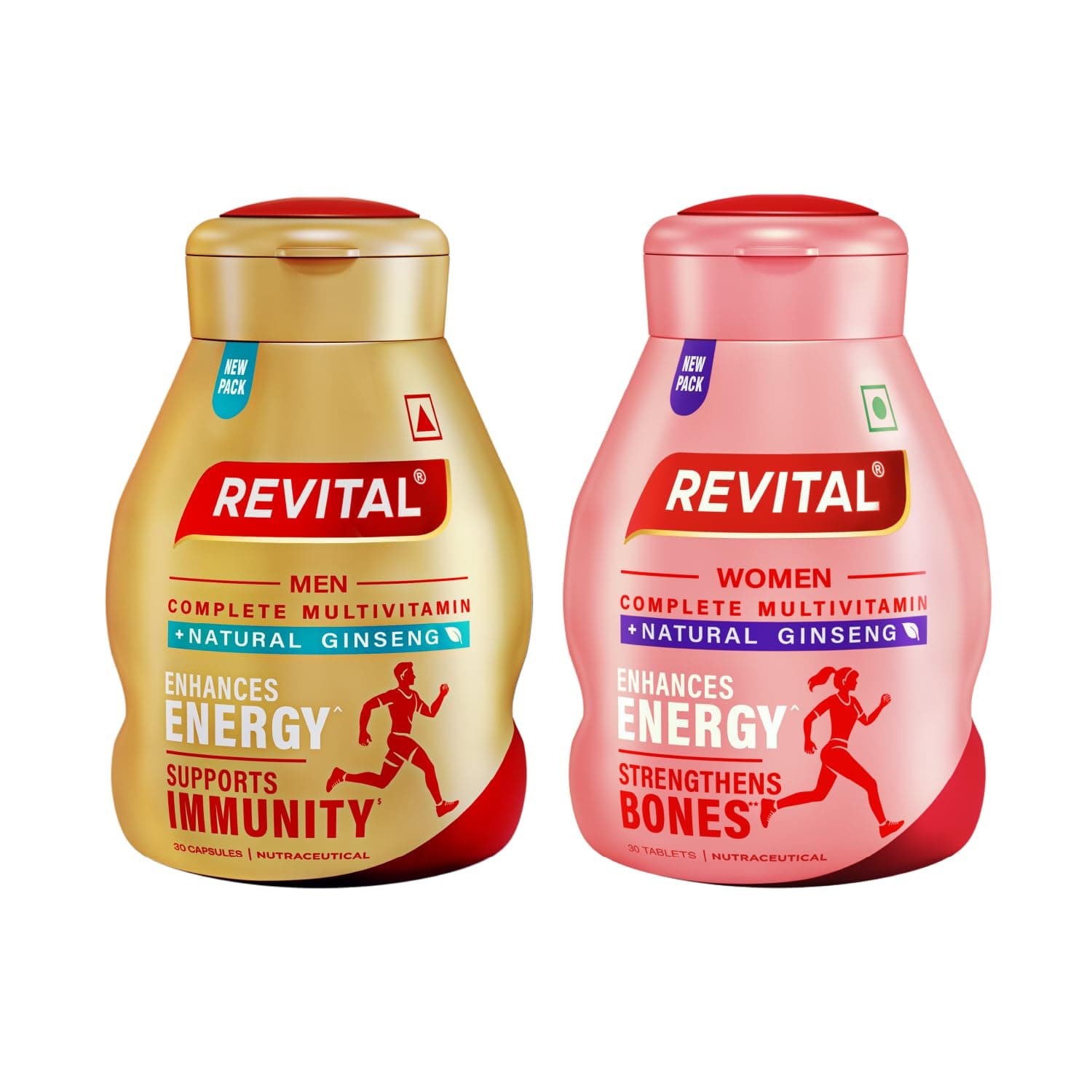 Revital H Woman 30s and Revital H Men 30s combo