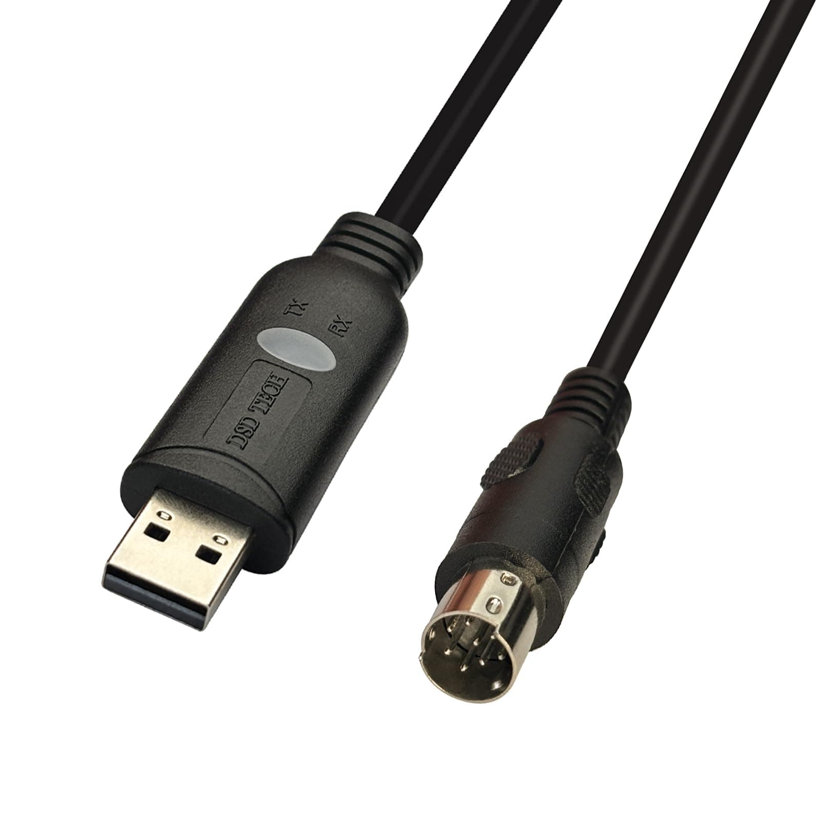 DSD TECH 4.9FT SH-P8V USB RS422 Programming Cable for Mitsubishi PLC FX3U?FX Series