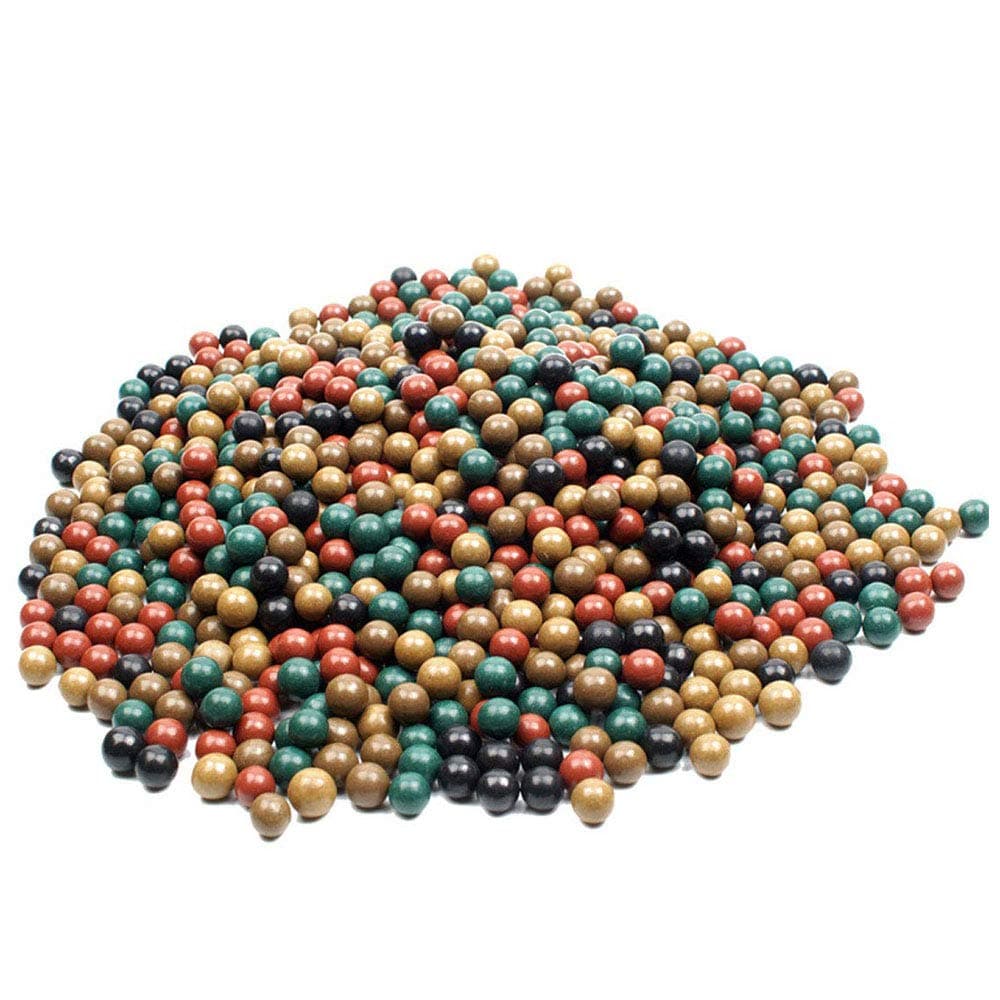 Wolike 10mm 500g Mud Colorful Slingshot Balls Hard Clay Ball Catapult Sling Shot Ammo Ball for Shooting Target Practice（0.5kg/1*pack）