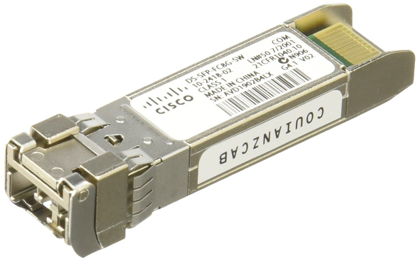 Cisco DS-SFP-FC8G-SW 8-Gbps Fibre Channel Shortwave SFP+